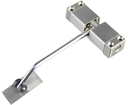 OSALADI Ferme-porte Commercial Robuste En Acier Inoxydable Barre De Fermeture Automatique Pour Porte Ferme-porte À Ressort Installation Facile Vis De Réglage Pour La Fermeture