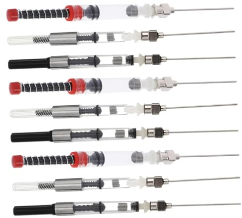 CAXUSD Convertisseur D'encre Stylo-plume 9 Pièces 3,4 Mm 2,6 Mm En Acier Inoxydable Et Plastique Remplissage Facile Système à Ressort Pour Écriture Et Calligraphie