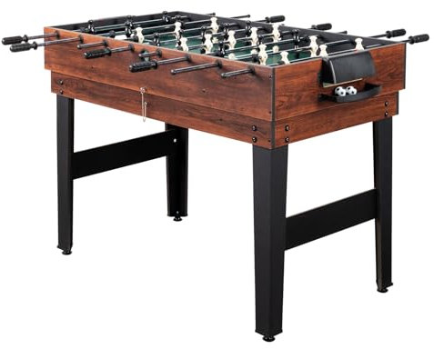 LEADZM Table Football, Kickertisch, Heimkickertisch, 6-in-1-Multifunktionsspieltisch, Einschließlich Hockey, Fußball, Billard, Tischtennis, Shuffleboard, Bowling