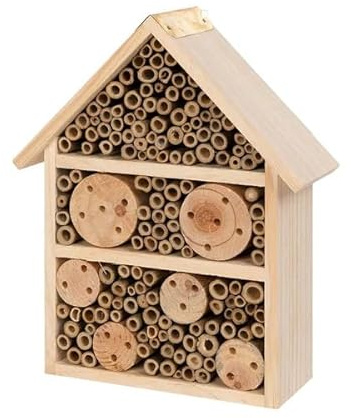 Wiggly Wigglers Nooks & Crannies | Wooden Home | Insect Block and Bug House | Insect Hotel | Garden Shelter Nesting | Sustainable Timber (Large)