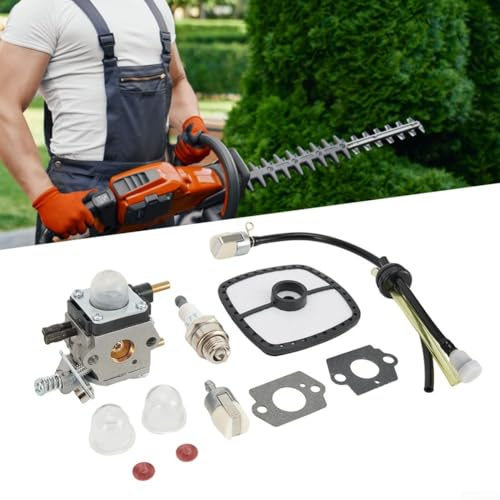 Carburateur de rechange efficace pour motoculteurs Mantis, compatible avec les modèles TC210i, HC1500, et pour la liste des pièces ZAMA