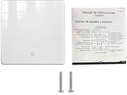 Jenngaoo WiFi Smart Thermostat Boiler Hydronic Heating Control, Programmable App Remote Voice Compatible Frost Protection for Home House Villa Heating System