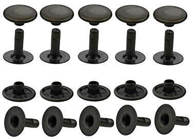ISTA TOOLS Rostfreie! Hohlnieten Einzelkopf 6 mm, 7 mm, 9 mm, 10 mm, 13 mm. Top Qualität! (50, RF-Hohlnieten (7x8mm) Antik, Einzelkopf)