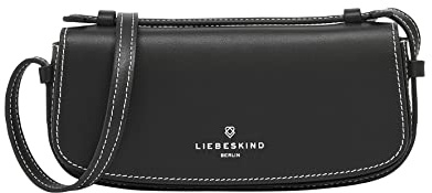 LIEBESKIND Berlin SADIE TM Empire Crossbody, Extra Small (HxBxT 10cm x 21cm x 4cm), Black