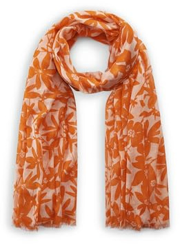 CODELLO Softer Schal aus feinem Bambus mit Blumenmuster