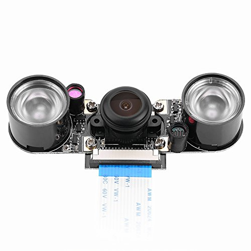 Yctze Fisheye-Objektiv-Kameramodul mit Fülllicht für 3/2/B, Weitwinkel, Ideal für Computerkomponenten