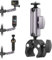 BRDRC Pocket 3 Camera Bike Mount Clamp Motorcycle Handle Holder Aluminum for Insta360 X4 X3 Ace Pro Go 3S, for DJI Osmo Pocket 3 2 Mobile 6 4 Action 5 Pro 4 3, for GoPro 13 Max Hero Mini Accessories