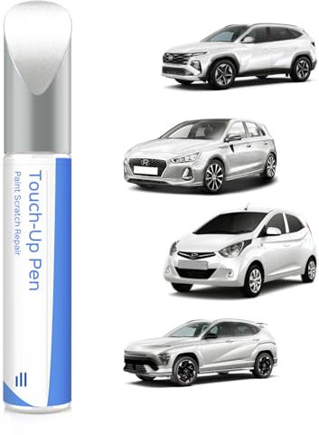 PYW/PSW Polar White Touch Up Paint for Hyundai Exact Match - Scratch & Chip Repair