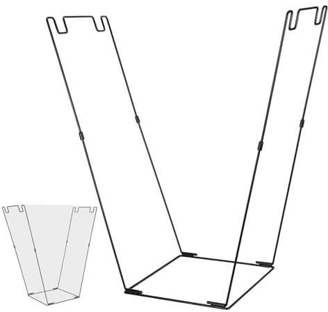 Support de sac poubelle de jardin, support de sac poubelle multifonctionnel, support de sac en métal extérieur, support de sac à feuilles, support de sac à déchets de jardin, cadre de sac poubelle en