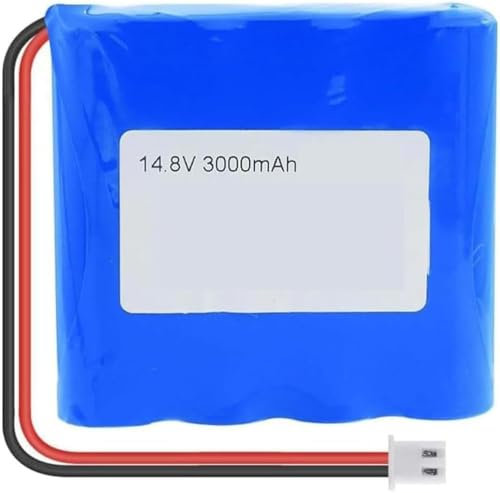 ZWDCVFGK Batteria Ricaricabile 14,8 V 3000 mAh Pacco Batteria agli ioni di Litio, per la Macchina per Spazzatura, con Tappi XH-2P 2,54