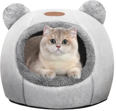 Weiches faltbares Katzeniglu mit abnehmbarem Kissen