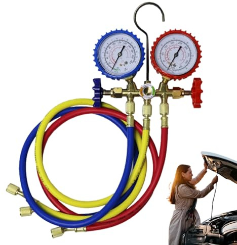 Verteiler -Messgerät - Messgeräte | Digital AC Lade Kit | Kältemittel HVAC -Verteiler Für Auto- Und Klimaanlagen Conditioner Freon Ladung | Klimaanlagensystem Kühlung Diagnose -Tool -Test -Equi