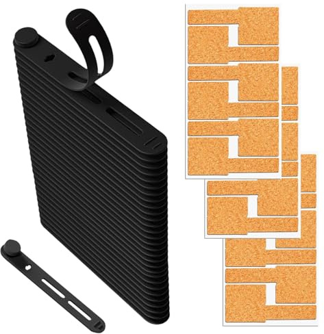 Colliers de serrage en silicone - Lot de 20 multi-usages avec 18 étiquettes colorées, silicone flexible et , organisateur de câbles réutilisable, d'étiquetage | Gestion de l'écriture