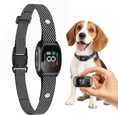 Haustierfreundliches Halsband - 2026 New Antibellhalsband Für Hunde, Das Übermäßiges Bellen Reduziert, Eignet Sich Für Den Täglichen Gebrauch Und Auf Reisen (Schwarz)