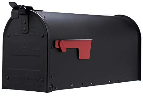 Gibraltar Mailboxes ADM11B01 Admiral Briefkasten, strukturiert, schwarz, M