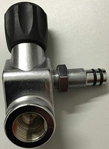 Zweitabgang Druckluft 230 Bar links mit M16 Rechtsgewinde