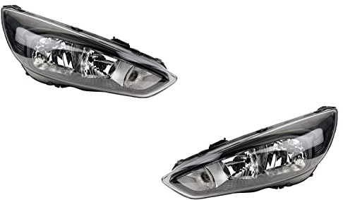 Johns, Scheinwerfer Satz passend für Ford Focus Scheinwerfer 11 10/14- H7/H1 Set links & rechts