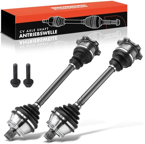 Frankberg 2x Antriebswelle Achswelle 8D0407272BC | Vorderachse, Links, Rechts, Mit ABS-ring; Kompatibel mit P.a.s.s.a.t Variant 3B5, A4 Avant 8D5, P.a.s.s.a.t Variant 3B6