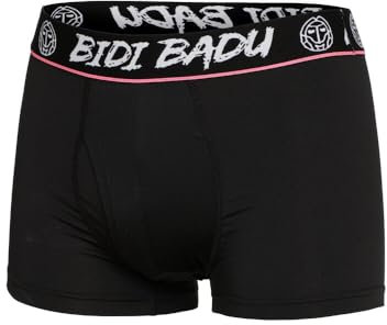 BIDI BADU Herren Crew Boxer Shorts - Black, Größe:XL