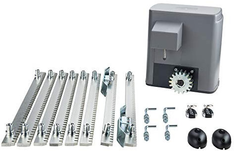 CO-Z 280 W, 600 kg, Schiebetüren, mit 4 m Stahlreißverschluss, 2 Fernbedienungen, Schiebetürmotor für Gartentor, Garage