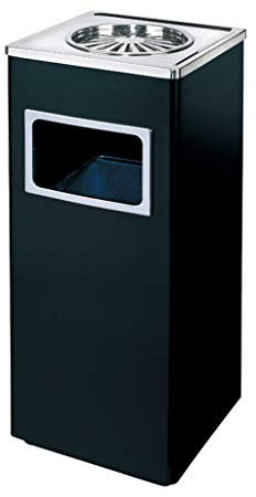 HYEFDWS Contenedor de Basura para Exteriores de Acero Inoxidable Contenedor de Basura para Exteriores con Bote de Basura Vertical Separación de artículos Secos y húmedos Caja de almacen