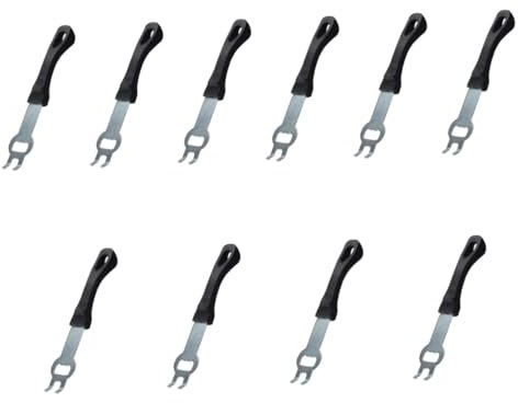 Toyvian 10 Pezzi Barbecue Inossidabile Sollevatore per Piastra Utensile Pratico per Rimuovere Piatti Caldi Bruciarsi Accessorio per Barbecue