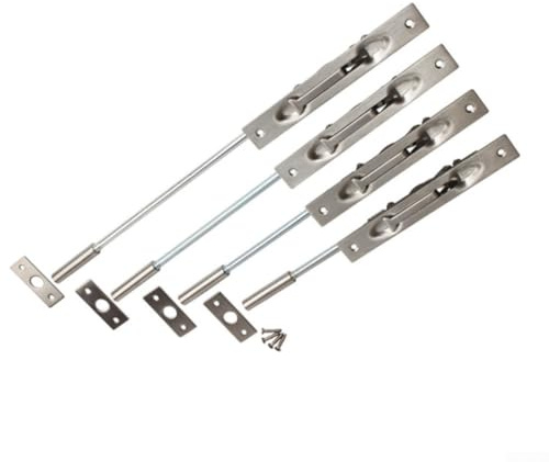 Chiavistello in acciaio inox con materiale 304 per porte in legno e finestre, include design aperto e elementi strutturali antifurto (30,5 cm)