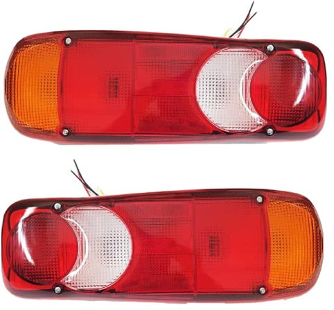 2 x arrière Queue restauration lumières 12 V 24 V pour camion Châssis Camion Remorque caravane