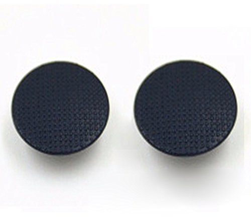 Thumb Grip Stick Cap Cover Thumbsticks Joystick Cap for PSP 1000 PSP 1001 Fat (2 PCS Black)