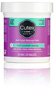 Cutex Lot de 30 tampons dissolvants pour vernis à ongles