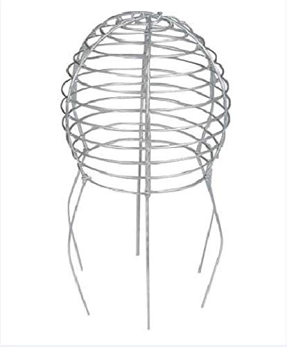 2 Stück – Vogelschutzgitter für Kamine klein, ballonförmig - Verzinktem Stahl - für Durchmesser 15–18 cm