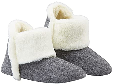 DUNLOP Chaussons Femme Hiver - Chausson Boots Fourré