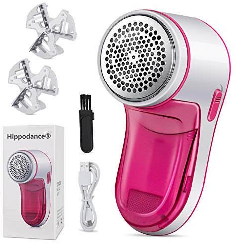 Levapelucchi Elettrico,Rasoio Elimina Pelucchi Potente ed Efficace per abiti e tessuti,Togliere Pelucchi Portatile con Ricarica USB con 2 Lame Sostituibili per Vestiti, Maglioni, Mobili, Lana