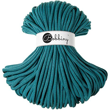 Bobbiny Jumbo 9 mm Rope-Garn 100 m Kordel (Teal)