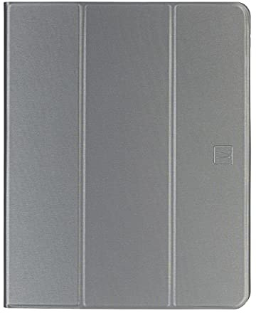 Tucano - Link Schutzhülle Cover kompatibel mit iPad Pro 12.9 (2021), iPad Pro 5 gen/4 gen/3 gen, Apple Pencil Gehäuse, Space Grau