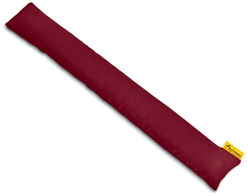 SANTERGO Handgelenkauflage für die Tastatur - ergonomische Handballenauflage aus Bio-Hirsespreu mit abnehmbarer Hülle, Anti-Sehnenscheidenprobleme für Laptop & Computer, Wirst Rest in Bordeaux