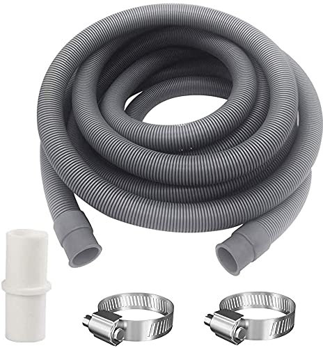 Ablaufschlauch für Waschmaschinen, Verlängerung Ablaufschlauch, Ablaufschlauch für Trockner, Abwasserschlauchverlängerung, Universal-Waschmaschinenschlauch, für Waschmaschine, Trockner, Spülmaschine