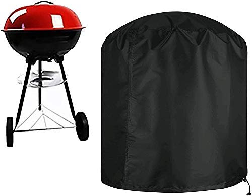 BOSKING Kettle BBQ Grill Cover Waterproof Outdoor Round Smoker Barbecue Gas Grills Barrel Cover (28(DIA) x 29(TALL))