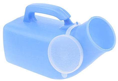 MISETA Krankenhaus-Reise Männer Notfall-Urinalflasche Tragbarer Toilettenbeutel Topf - Blau (Farbe: Blau)