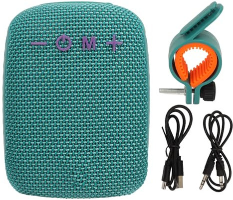 Bluetooth-Lautsprecher für Fahrrad, Wasserdichter Tragbarer -Außenlautsprecher, Unterstützt Serielle Verbindung, Kabelloser Fahrradlautsprecher für Radfahren, Reiten, Wandern