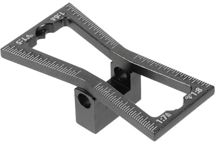 UPKOCH 1stk Zimmermannsmarkierungslehre Router-vorlage Schwalbenschwanz-führungswerkzeug Schwalbenschwanzführung Router-tool Handbuch Aluminiumlegierung Tischler
