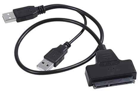 Osmond adattatore da USB2.0 a SATA 48 cm per HDD esterno SSD da 2,5 pollici, 163916