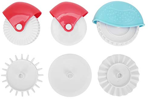 Dough Cutter, Pastry Cutter Manual Pizza Cutter Wheel Pasta Cutter Wheel Pie Crust Cutter Pastry Cutter Wheel Dough Cutter Divider for Pies Pasta