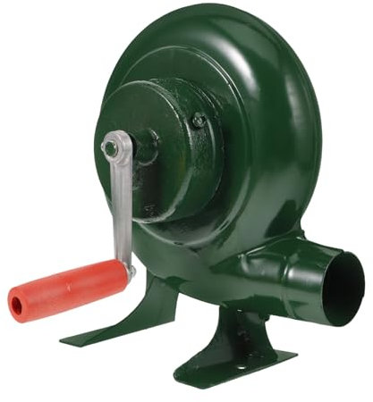 Milisten Aérateur à Main Portable Pour Barbecue Ventilateur à Manivelle Souffleur à Feu Pour Camping Et Pique- Construction Pratique Pour Barbecue