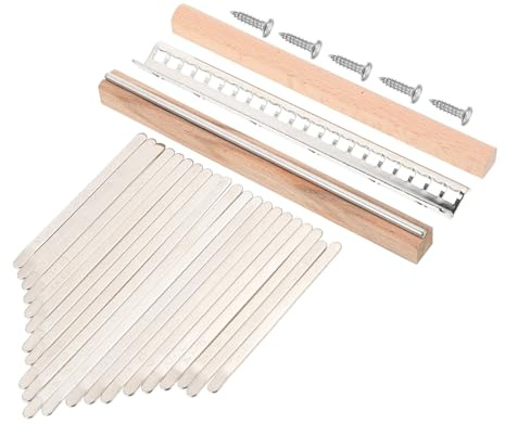 TOYANDONA Selbstgemacht Kalimba Zubehör Satz 21 Tasten Daumenklavier Bausatz Robuster Klaviertasten Ersatzteile Für Anfänger Und Kinder