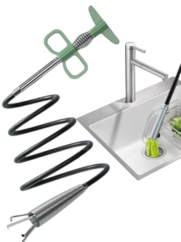 Pulitore di scarico,4 artigli stitichezza scarico pulitore strumento | Scarico Dei Capelli Pulitore Per Lavabo Bagno Cucina Casa Industriale Idraulico