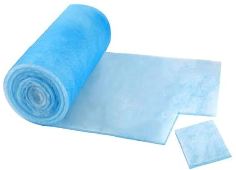 Tagtight Filtermatta luftfilter rulle filtermatta kan skäras till storlek 30 cm x 2, luftfiltermatta, elektrostatiskt golvventileringsfilter, bomull för ventilation, luftkonditionering och verkstad