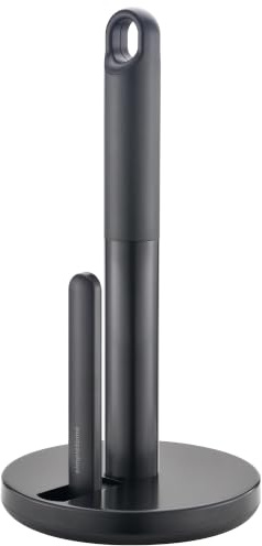 simpletome ONE HAND TEAR Kitchen Roll Holder Countertop (Matte Black)