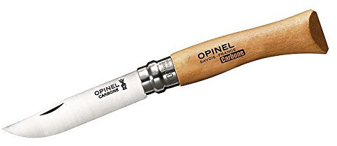 OPINEL Taschenmesser, Nr. 7 (Nicht rostfrei) Buchenholz