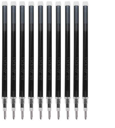 100 Stück Hitze Löschbar Stifte Minen für Stoff Durch Wärme abwischbare Markierung Stifte Minen für Schneider Nähen Quilten Schneiderei, Abwischbare Stifte Heat Erase Pens, Schwarz